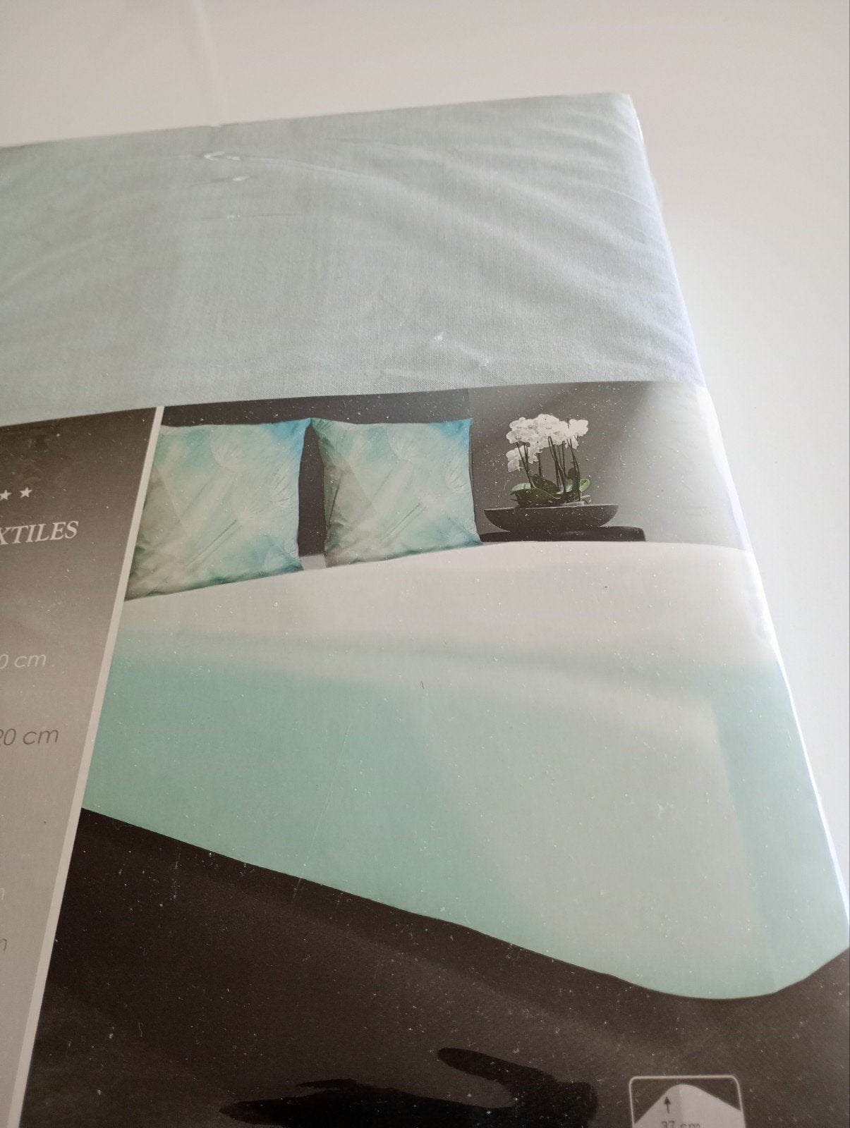 HOESLAKEN XXL 90×220 CM. LICHT BLAUW 2 STUKS, Ophalen, Nieuw, Katoen, Blauw
