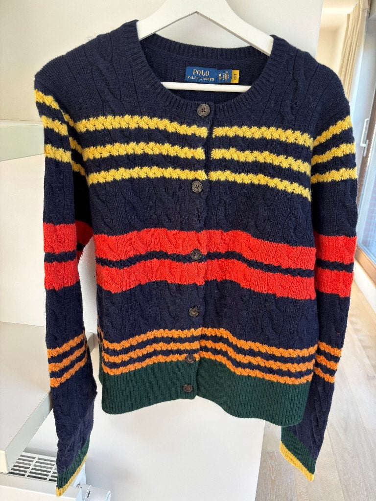 Polo Ralph Lauren damesgilet XL met knopen, Polo ralph lauren, Meerkleurig, Maat 46/48 (XL) of groter, Ophalen of Verzenden