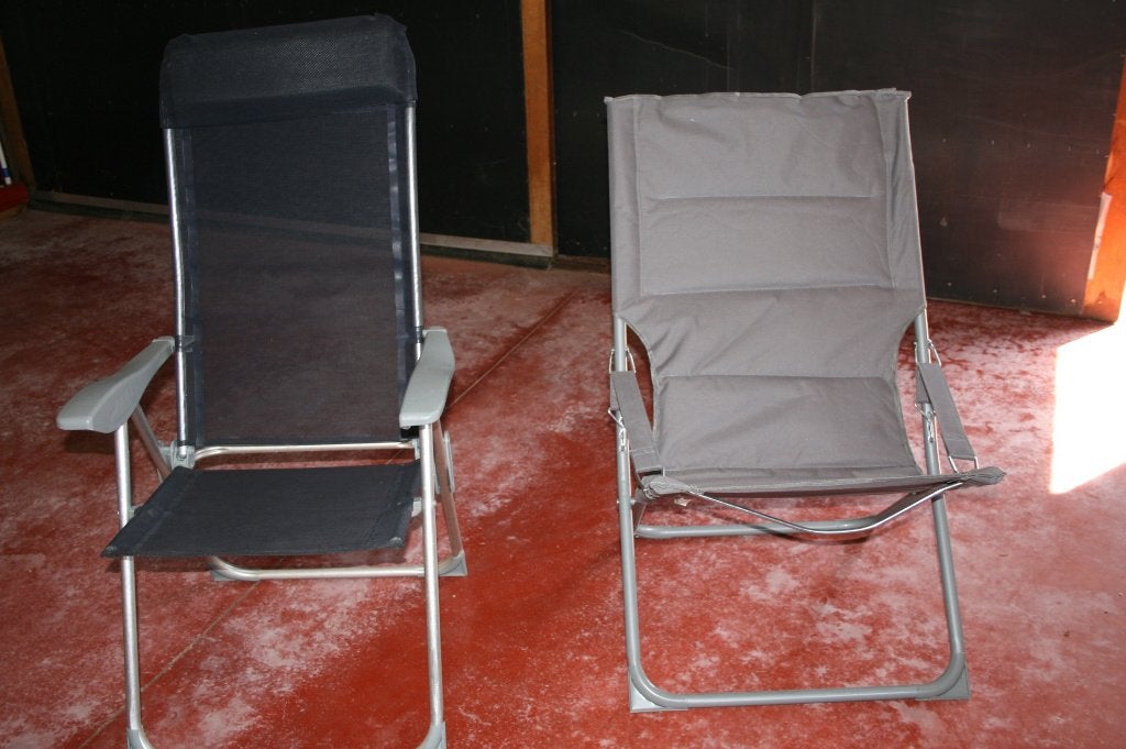 tuinstoel, Tuin en Terras, Ophalen, Zo goed als nieuw, Aluminium, Inklapbaar