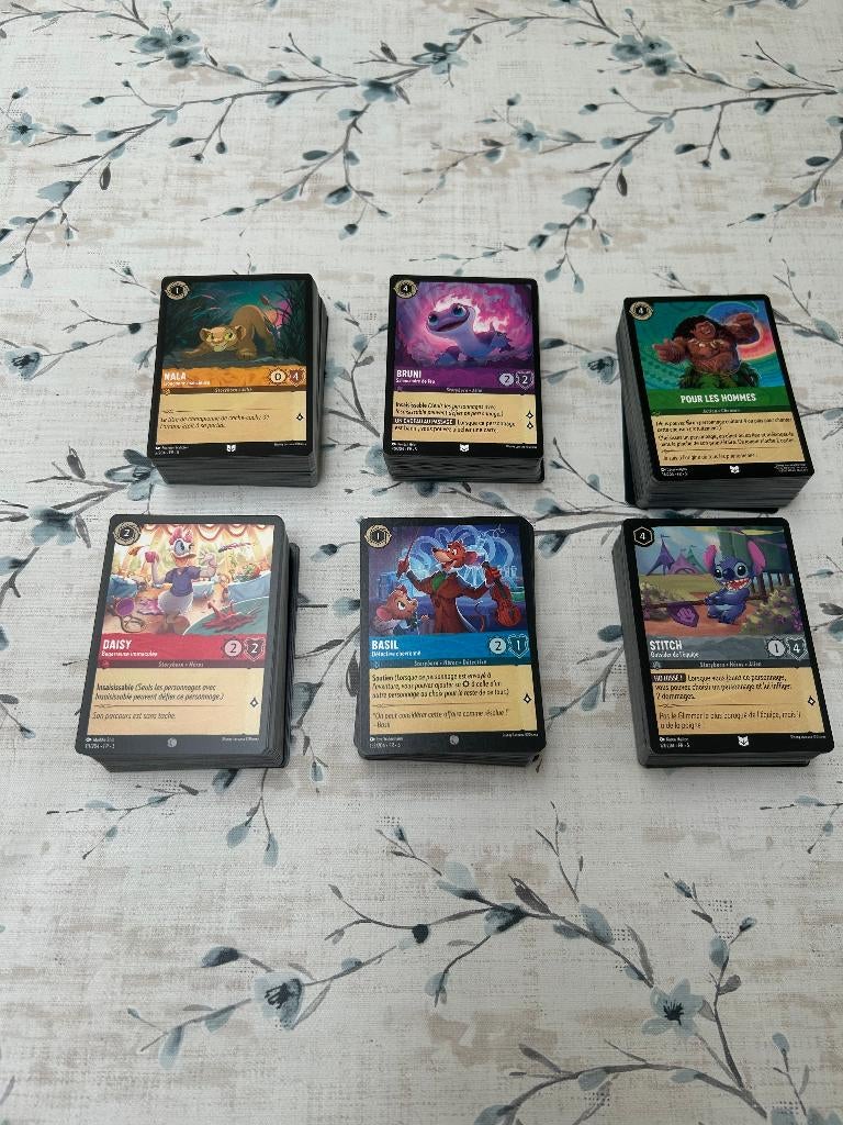 Lot de 494 cartes Lorcana - Set 5 - Ciel scintillant, Collections, Enlèvement ou Envoi, Comme neuf, Autres types