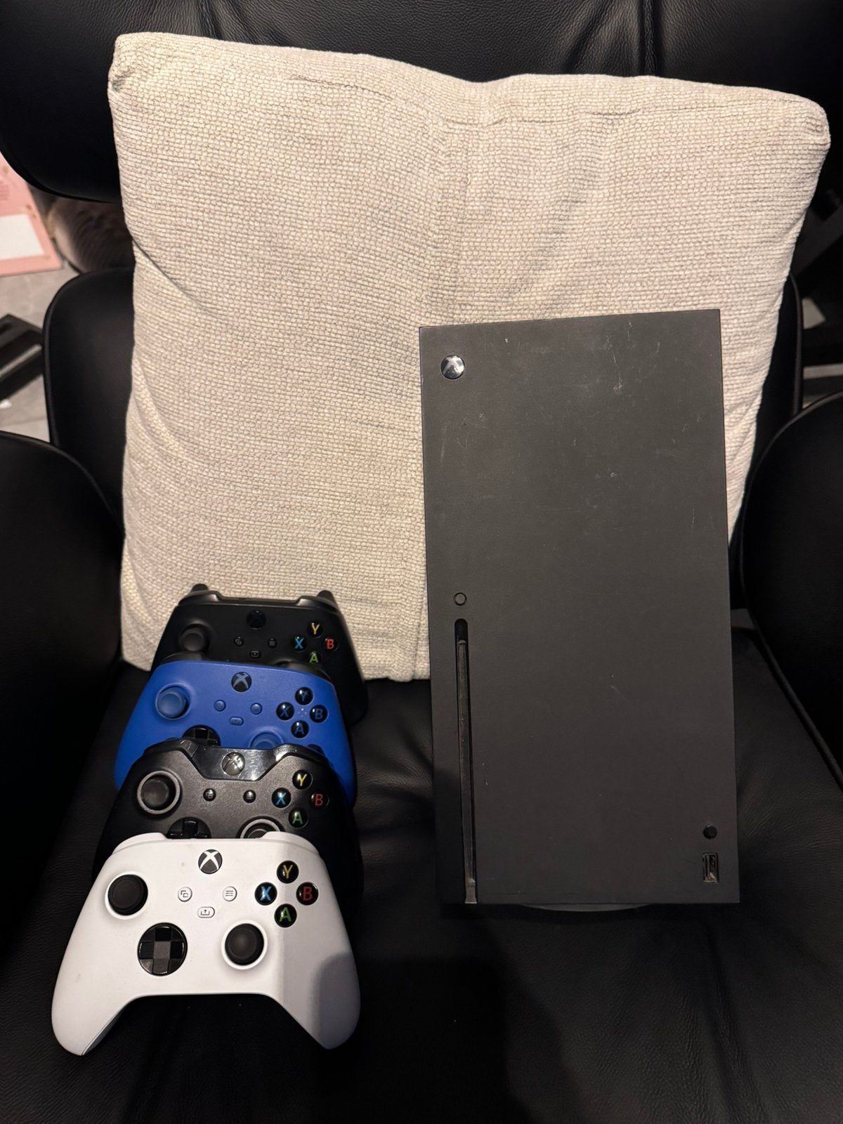 Xbox series x 1Tb + 4 controllers, Ophalen, Zo goed als nieuw, Xbox Series X