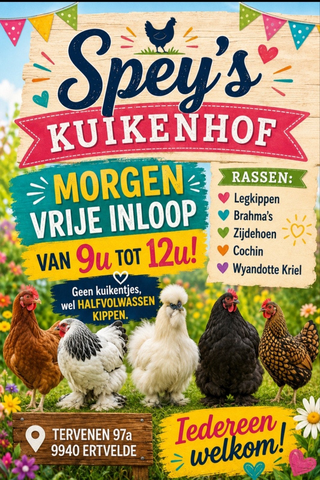 Kippen, Ophalen