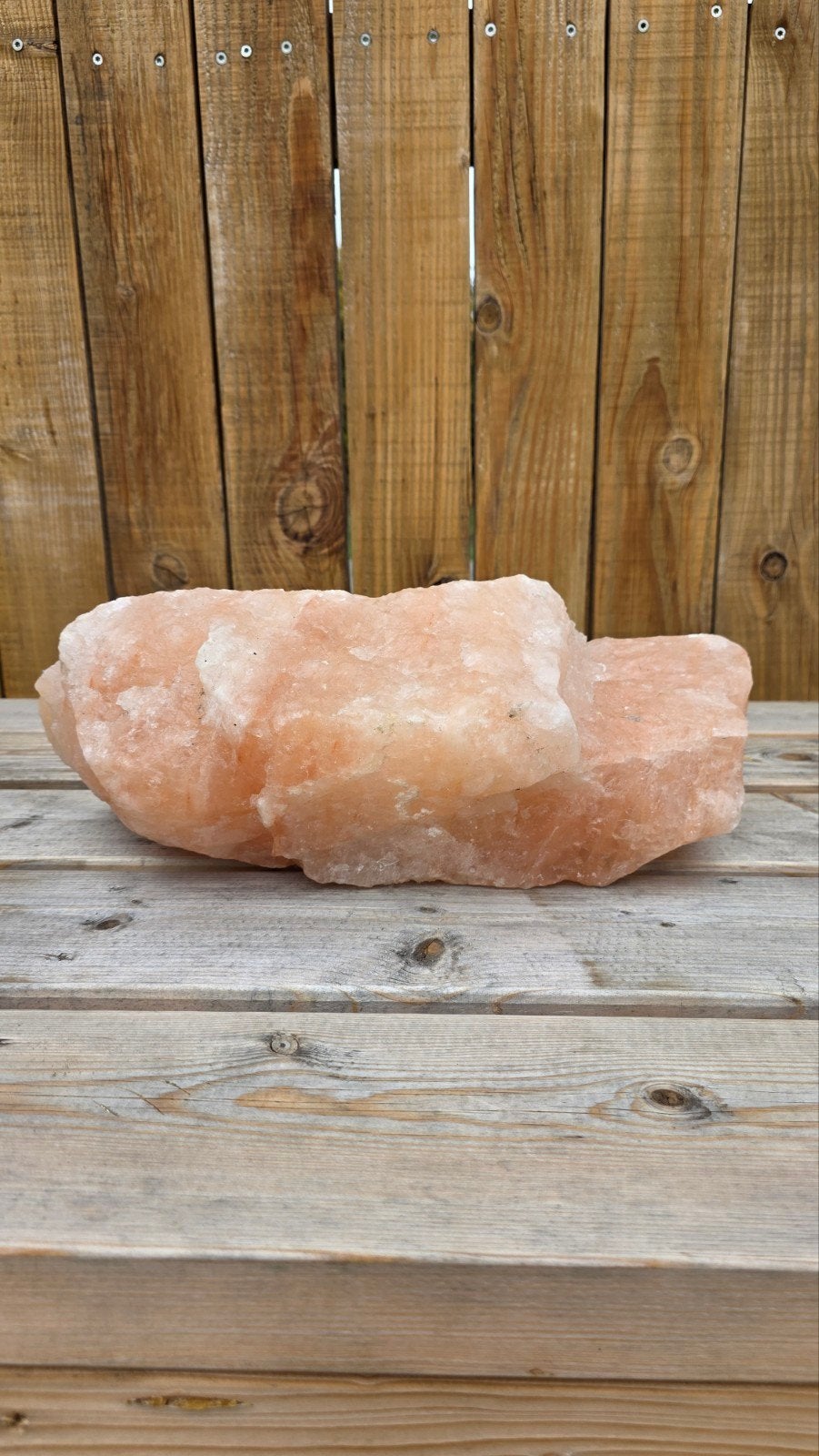 3 grote Himalaya zoutblokken, ruw en heel, Ophalen, Metaal, Binnen