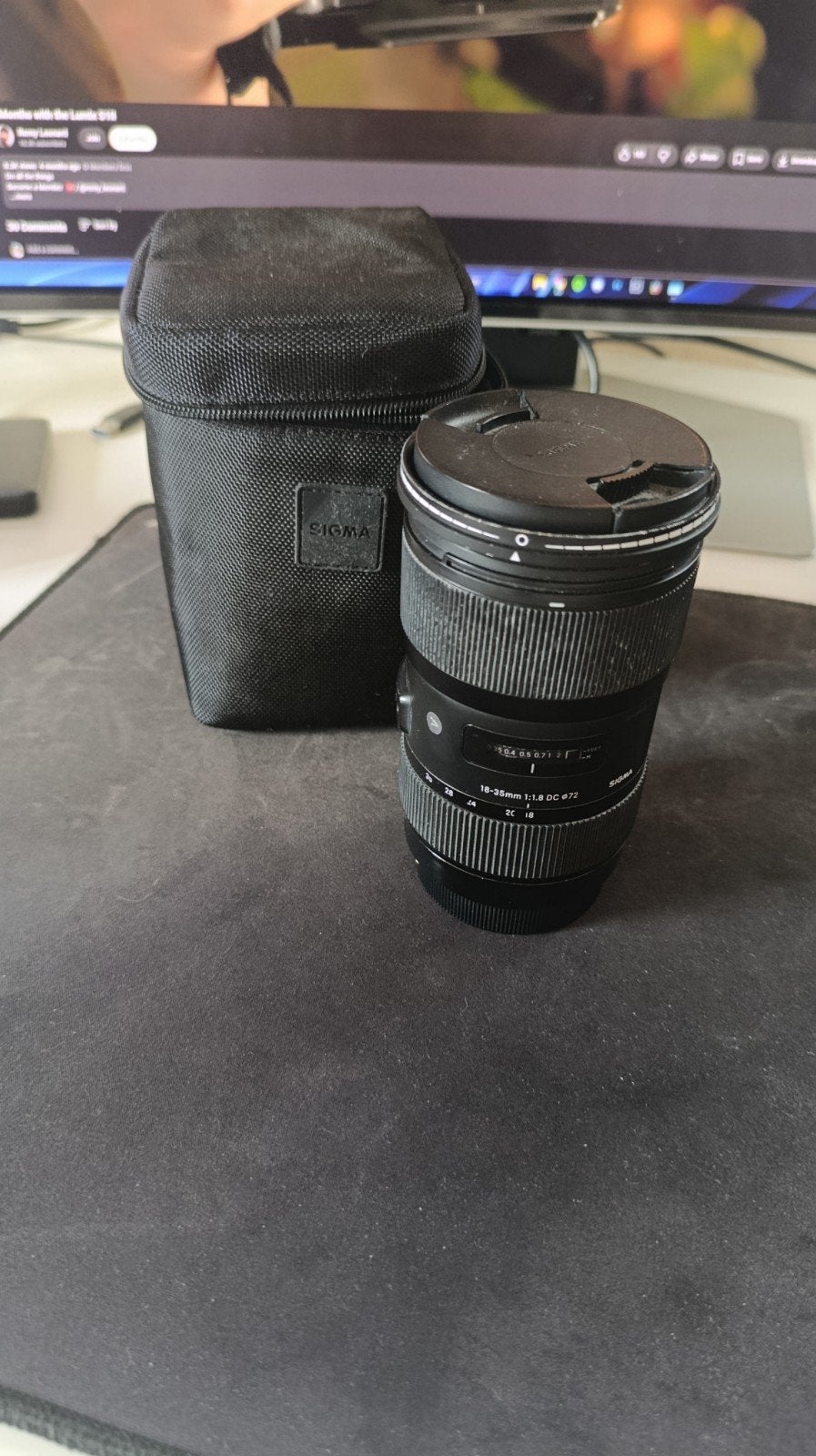 SIGMA 18 35 1.8 CANON EF+ND, Audio, Tv en Foto, Canon, Canon EF