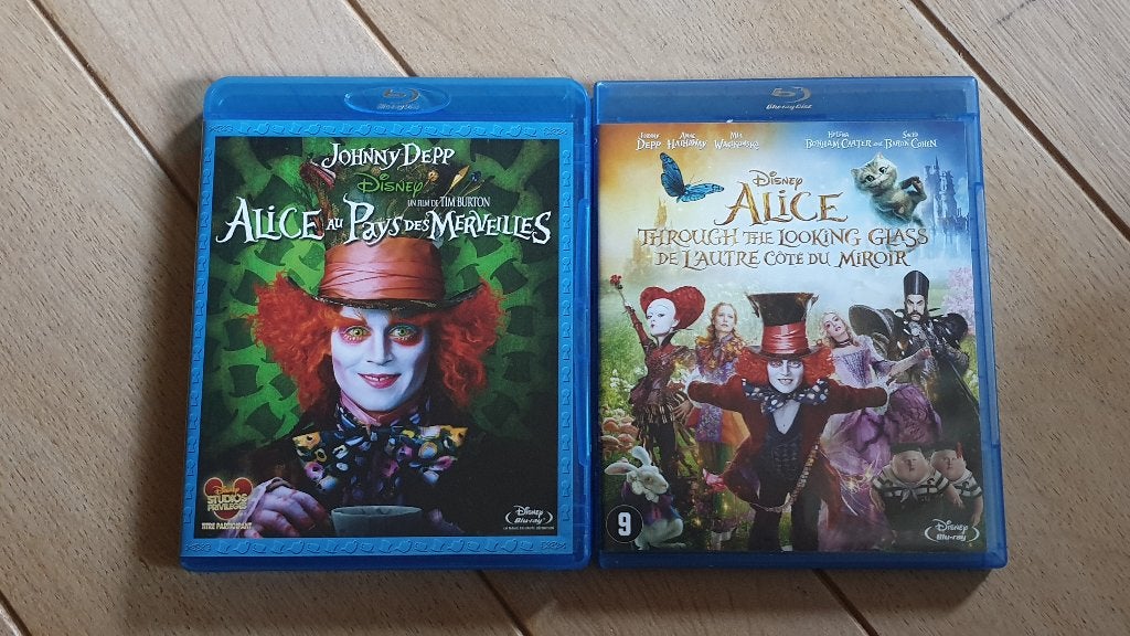 Bluray „Alice in Wonderland” van Tim Burton, Ophalen of Verzenden, Zo goed als nieuw, Blu-ray, Nederlands