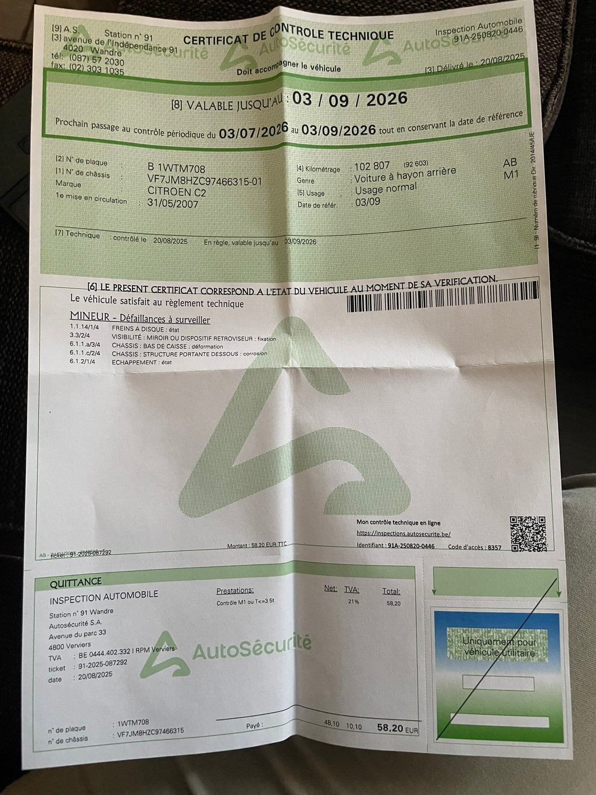 Voiture c2 bon etat sauf carrosserie voire les photos, Argent ou Gris, Achat, Noir, Diesel