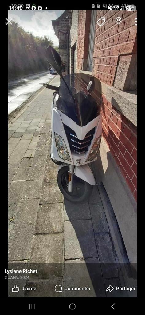 Scooter Peugeot Coty star, Enlèvement