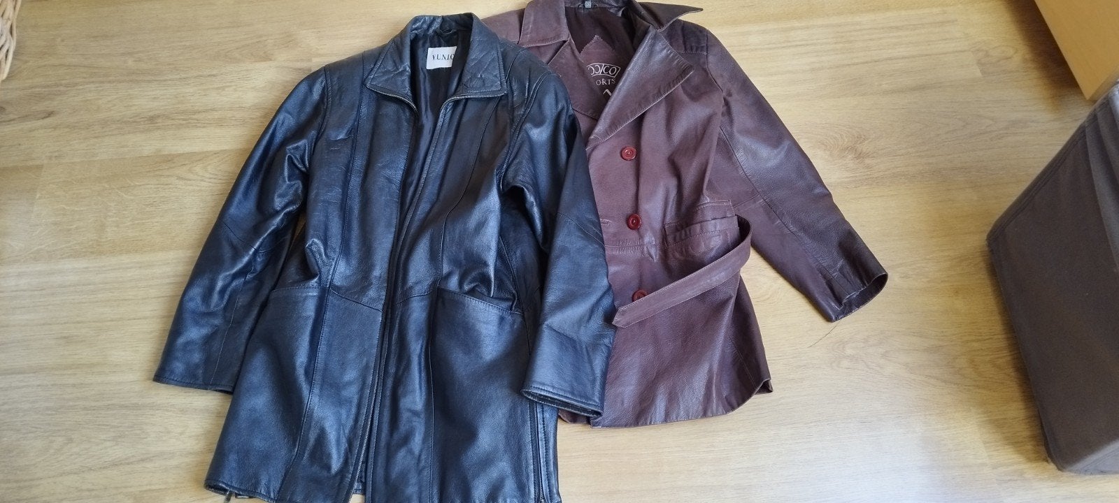 Lot de vestes et manteaux cuir et tissu, Vêtements | Femmes, Enlèvement, Porté, Taille 38/40 (M), Manteau