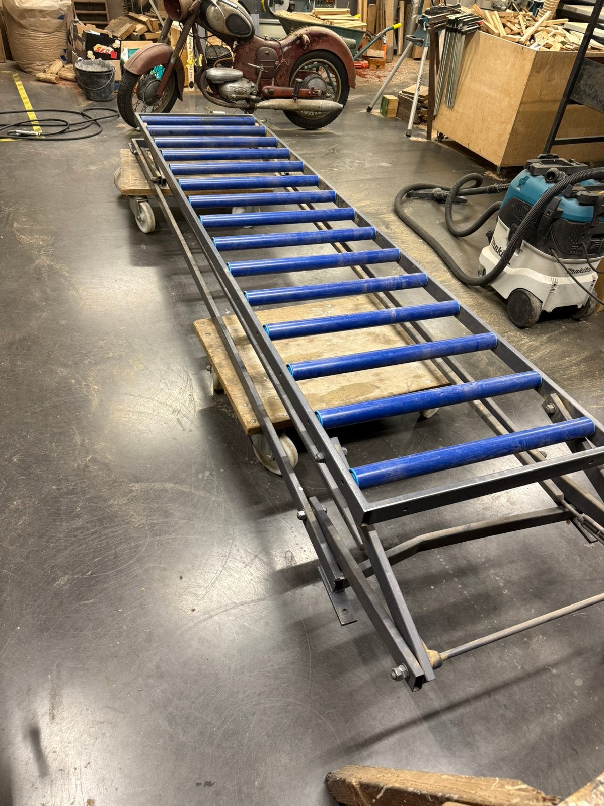 Professionele rollertafel Philips Constant vlak-vandiktebank, Doe-het-zelf en Bouw, Ophalen, Zo goed als nieuw