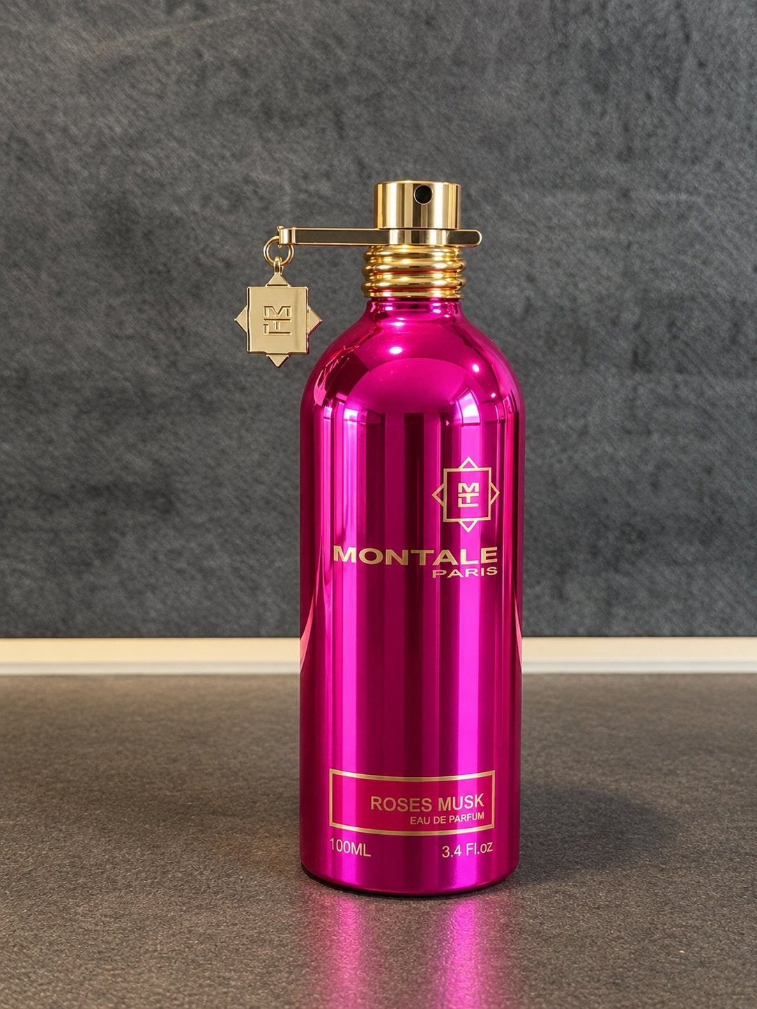Musk Montale rozenparfum 100ml verkopen, Handtassen en Accessoires, Verzenden, Zo goed als nieuw