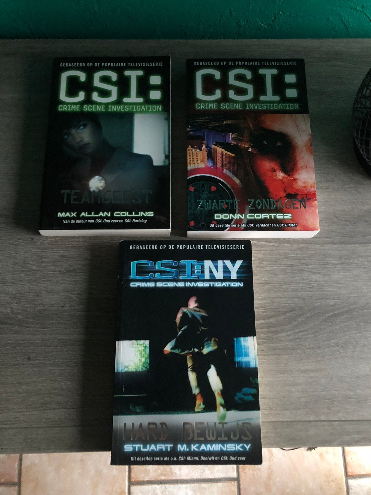 3 boeken CSI, Boeken, Film, Tv en Media, Ophalen of Verzenden, Zo goed als nieuw