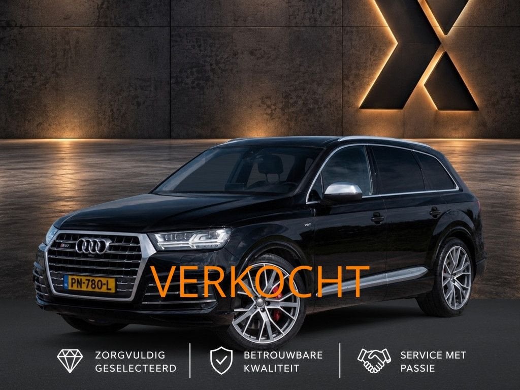 Audi SQ7 4.0 TDI quattro Pro Line + 7p | Adaptive cruise | 3, Auto's, Automaat, SQ7, 199 g/km, Zwart