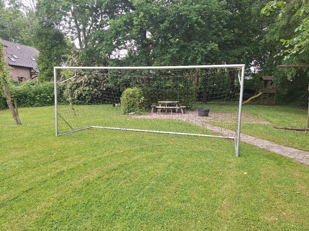 2 Alu voetbalgoals  5Mx2Mx1.6m, Sports & Fitness, Football, Enlèvement, Comme neuf