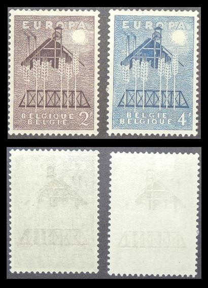 Timbres 1025/26 Europa Six épis de blé symbole de la paix, Envoi, Timbre-poste, Neuf