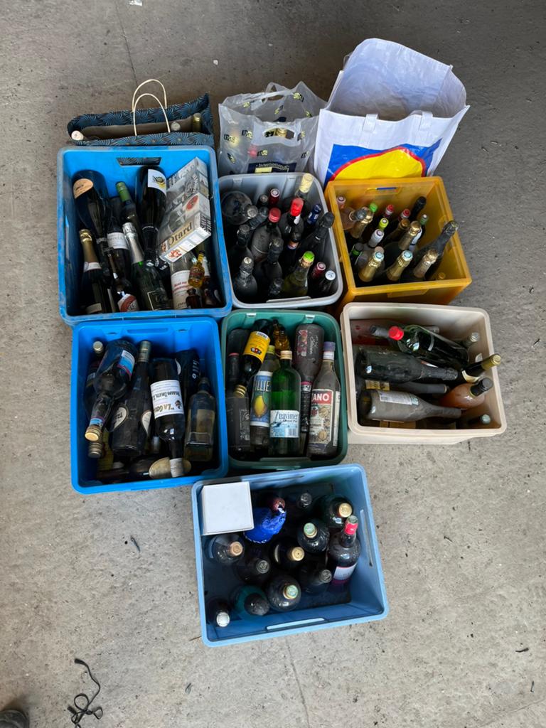 Lot alcoholische en sterke dranken, Enlèvement
