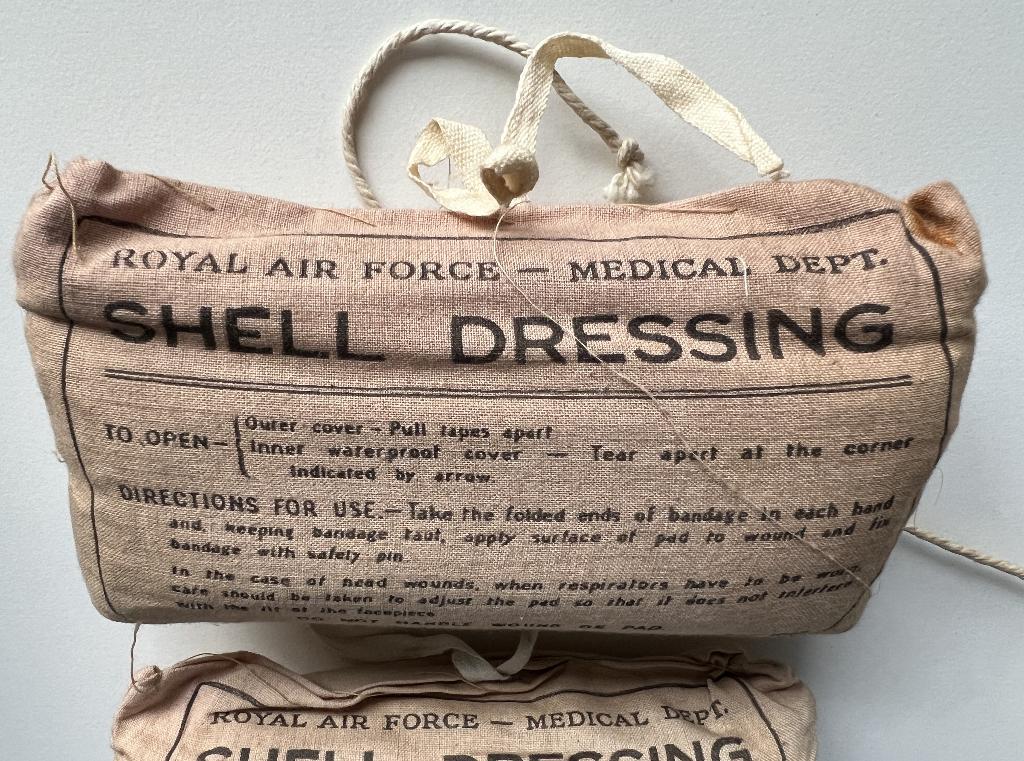 Shell dressing verband WO2 - Brits - RAF - Air Ministry, Verzamelen, Ophalen of Verzenden, Luchtmacht, Overige typen