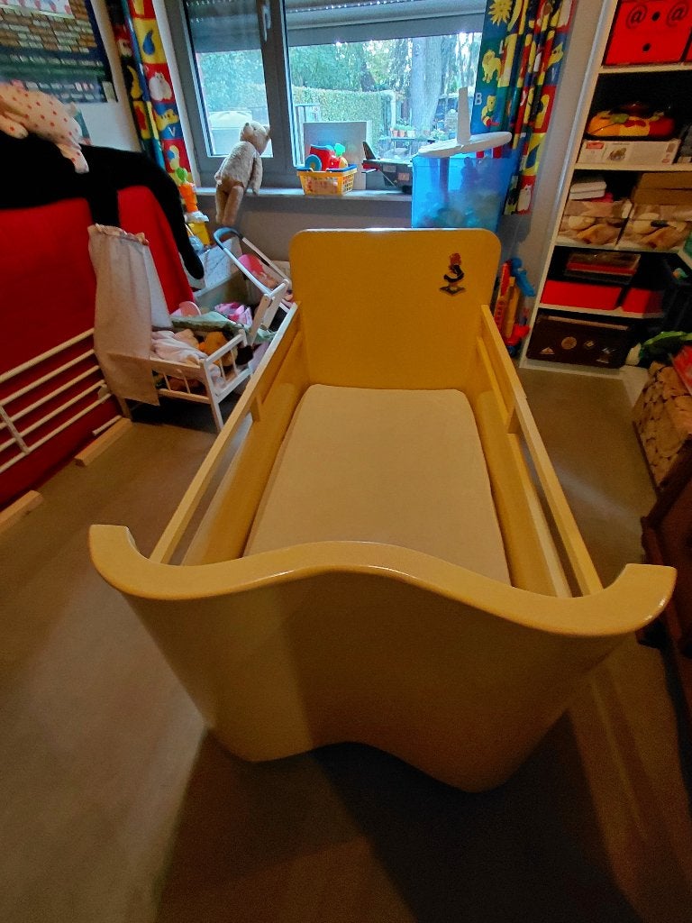 Vintage kinderbedje, Enfants & Bébés, Enlèvement, Utilisé, Lit