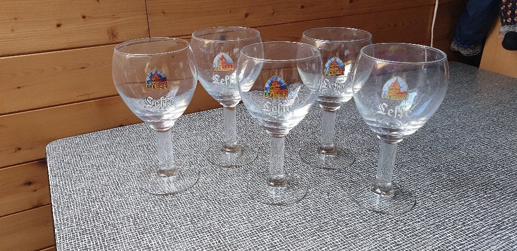 Leffe glazen, Verzamelen, Ophalen of Verzenden, Zo goed als nieuw, Bierglas
