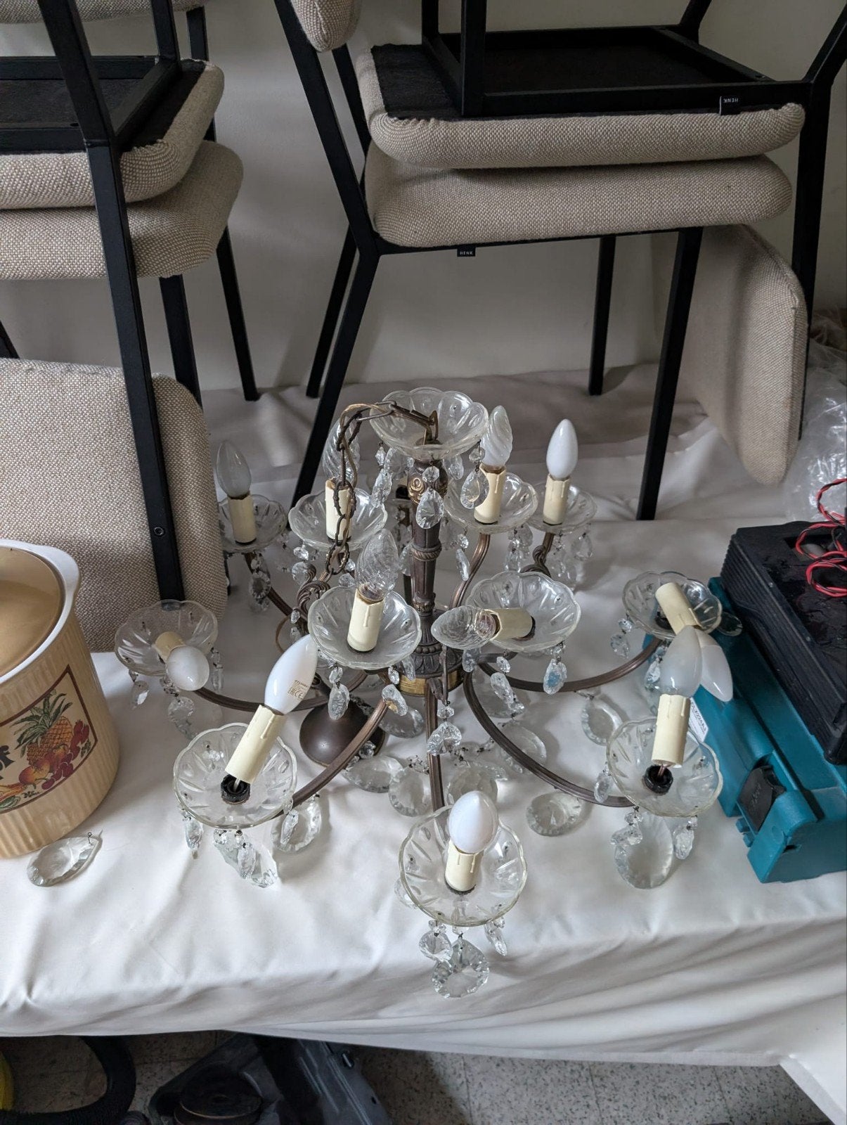 luster te koop, Enlèvement, Utilisé, Verre