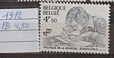 Belgique  1912   **/mnh, Timbres & Monnaies, Timbres | Europe | Belgique, Neuf, Non oblitéré, Enfants, Gomme originale