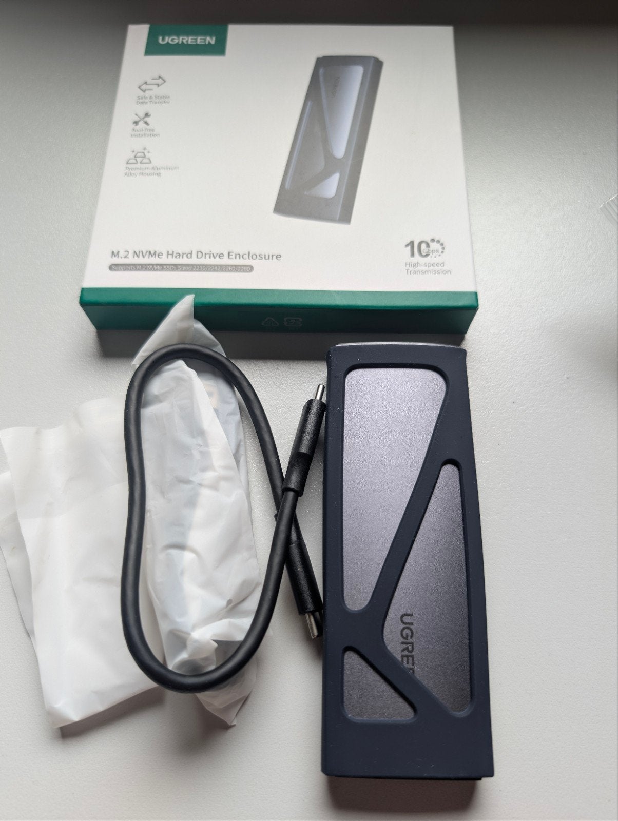 UGreen boîtier SSD externe, Enlèvement, Externe, USB, SSD