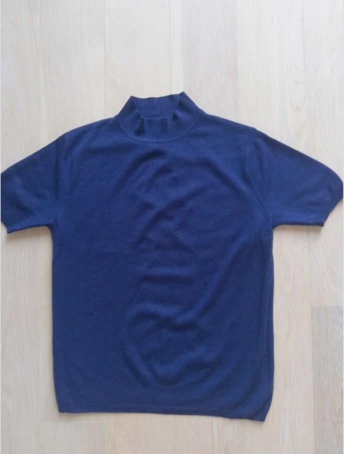 Pull Vue sur Mer, bleu marine, à manches courtes. Très doux., Vêtements | Femmes, Pulls & Gilets, Comme neuf, Taille 38/40 (M)