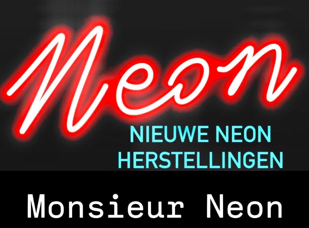 Neon, reclame, lichtreclame, glasblazerij, herstellingen, Verzamelen, Ophalen, Nieuw