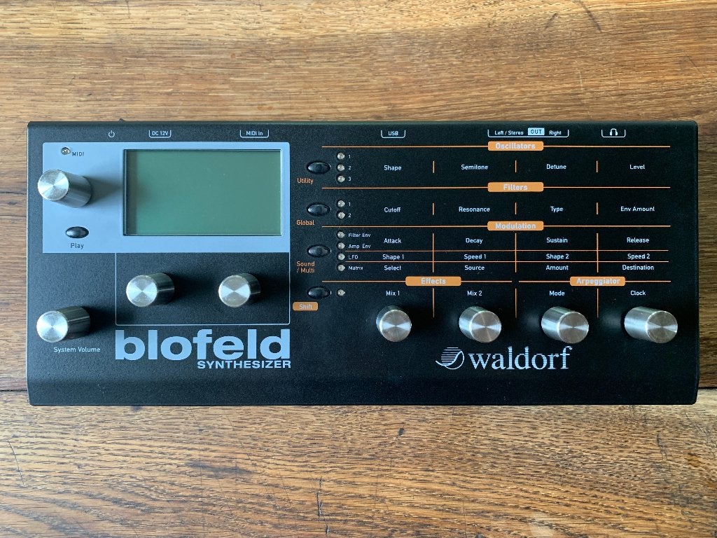 Waldorf Blofeld Desktop Synthesizer (Black Shadow), Musique & Instruments, Synthétiseurs, Autres marques, Comme neuf, Avec connexion MIDI