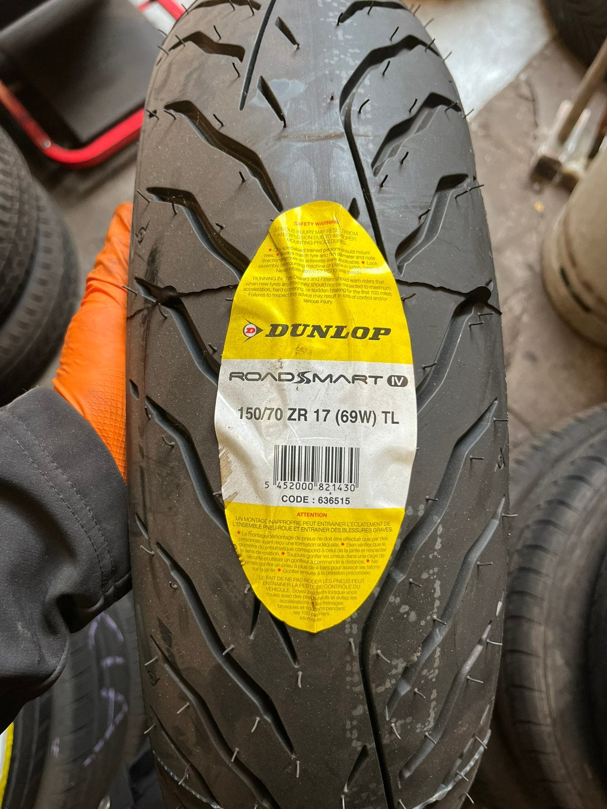 set Dunlop RoadSmart IV motorbanden – NIEUW, Motoren, Ophalen