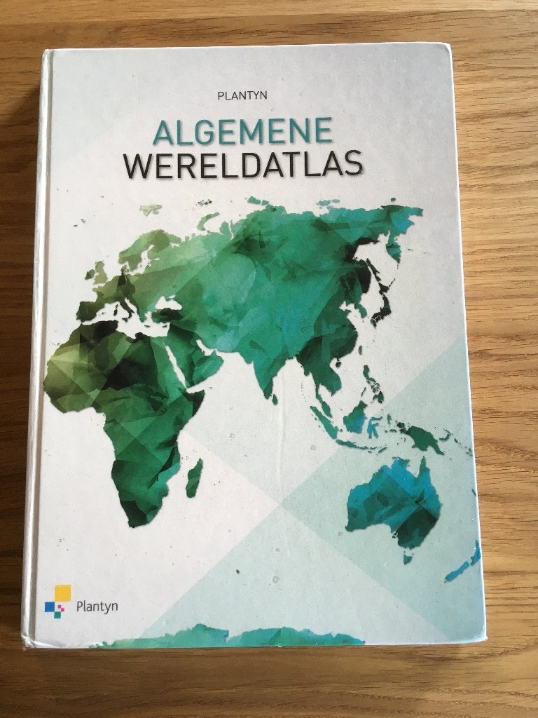 Schoolboek Algemene Wereldatlas, Boeken, Schoolboeken, Gelezen, ASO, Plantyn, Ophalen of Verzenden