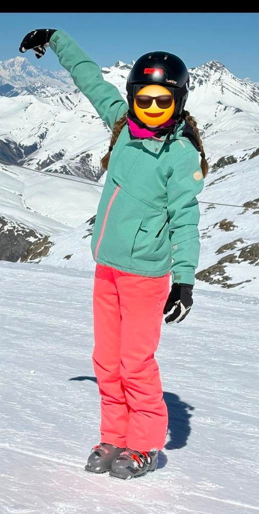 Complete ski-outfit meisje maat 152, Ophalen, Gebruikt, Ski, Kleding