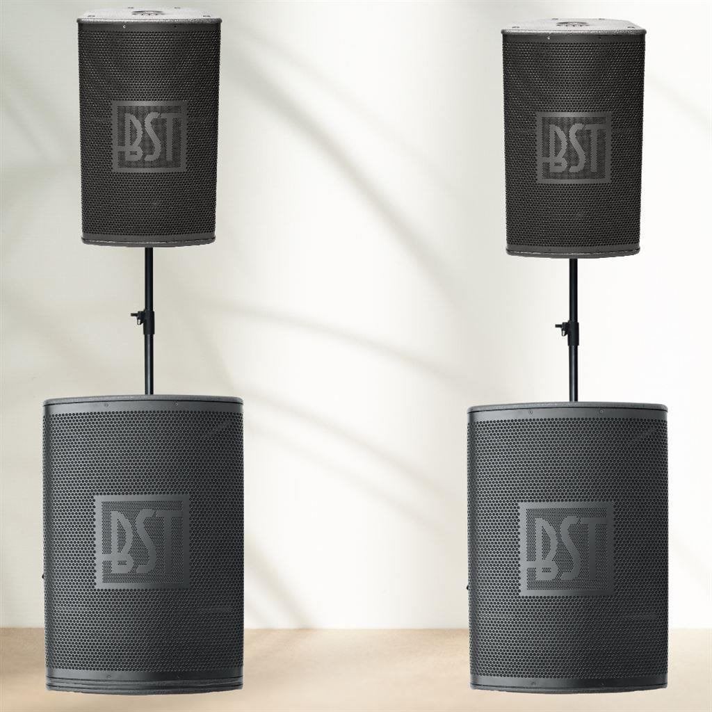Actieve zang set 2 x 15Inch speakers en 2 x 18Inch subwoofer, Audio, Tv en Foto, Ophalen of Verzenden, Nieuw, Subwoofer