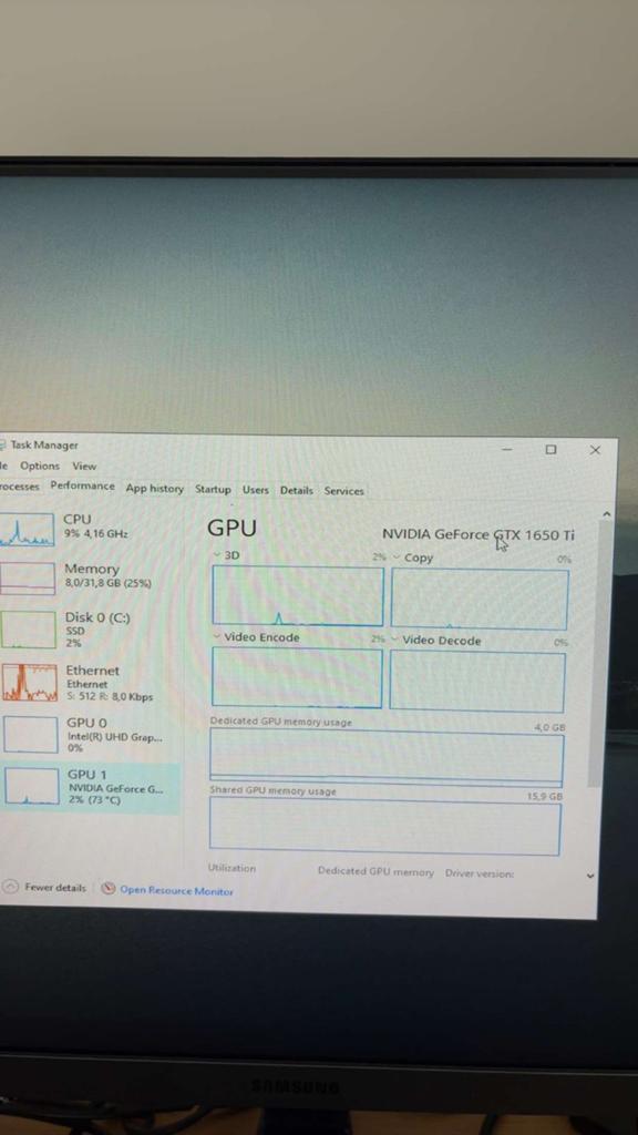 Acer Nitro gtx1650 ti i5, Enlèvement