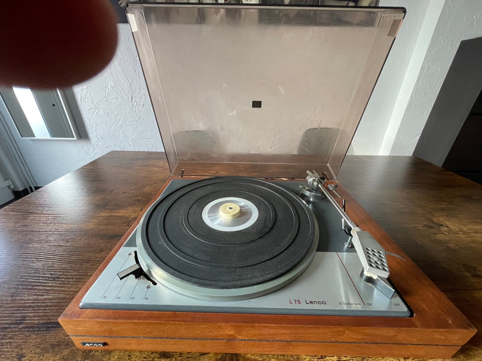 Platine Lenco L75, TV, Hi-fi & Vidéo, Tourne-disques, Enlèvement, Utilisé, Tourne-disque, Autres marques