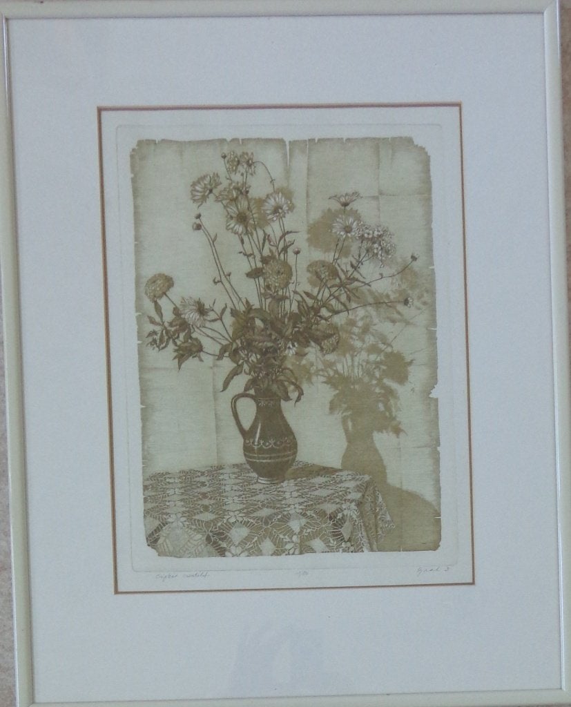 GAAL DOMOKOS / SCIPKES CSENDELET / KLEURETS / 63x56cm KADER, Gesigneerd, Ophalen of Verzenden