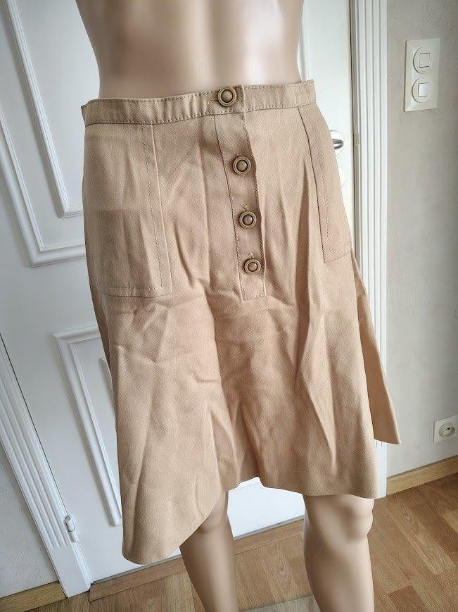 <3 Vintage handgemaakte rok <3, Taille 36 (S), Comme neuf, Vintage, Longueur genou