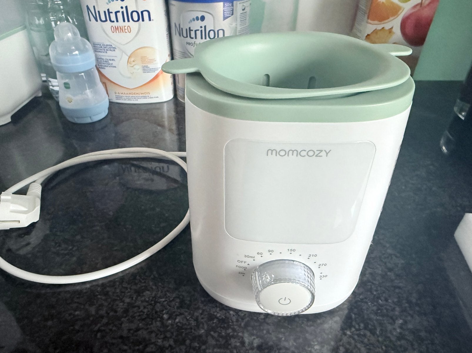Momcosy flessenwarmer, Ophalen, Zo goed als nieuw