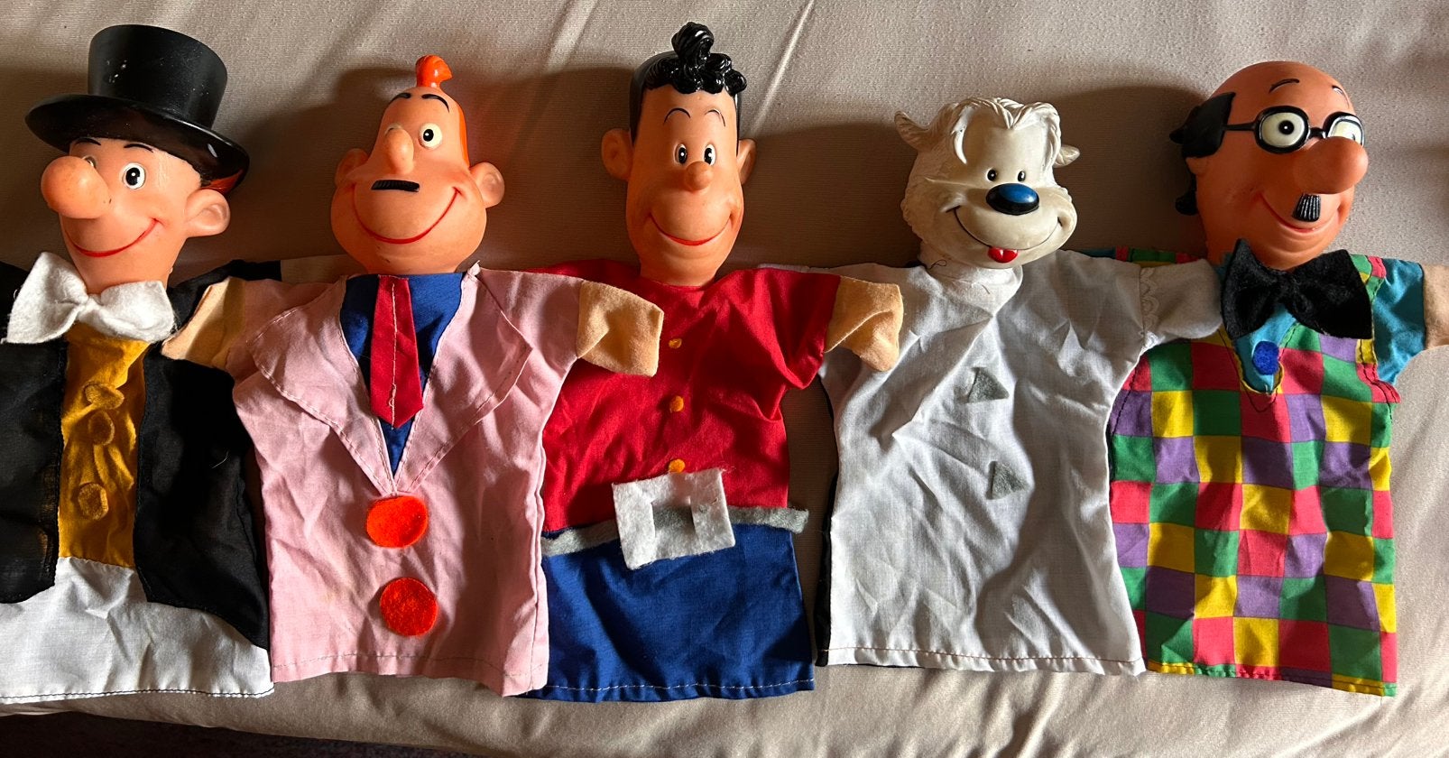 Samson en Gert - 5 handpopjes, Ophalen of Verzenden, Zo goed als nieuw