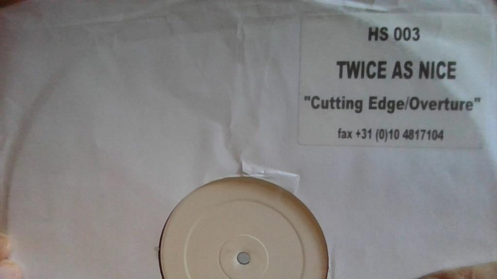 TWICE AS NICE " CUTTING EDGE/OVERTURE ", Ophalen of Verzenden, Zo goed als nieuw, 12 inch