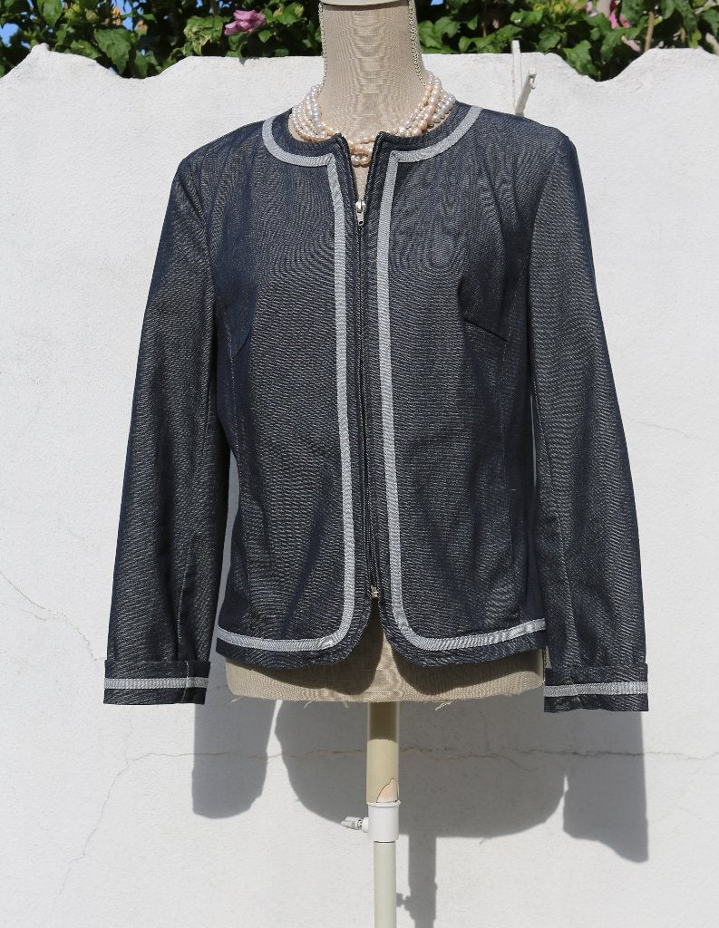 Mooi Anne Weyburn broekpak - Maat 38/40, Kostuum of Pak, Blauw, Ophalen of Verzenden, Zo goed als nieuw