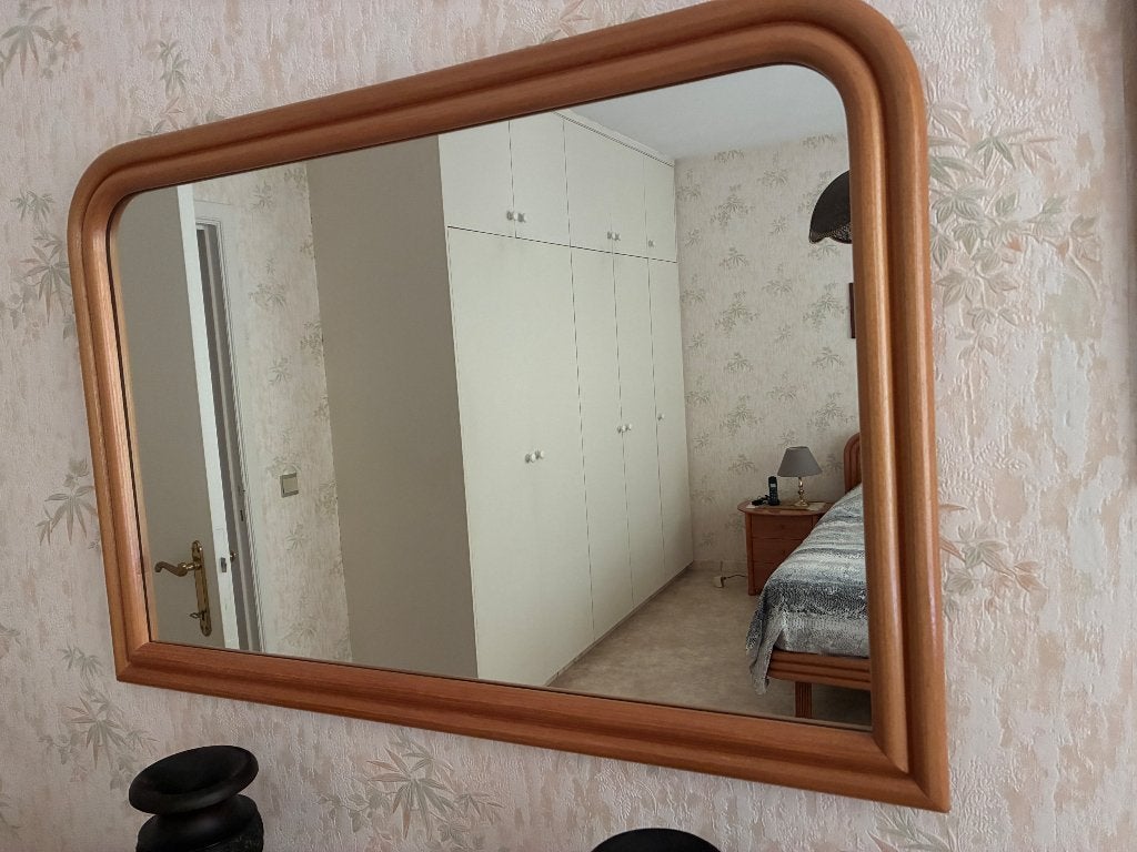 Spiegel voor boven commode, Ophalen, Rechthoekig, 100 tot 150 cm, Minder dan 100 cm