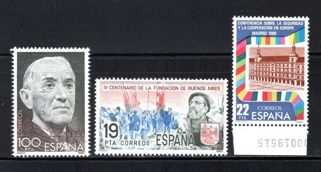 ESPAGNE Lot 1980 MNH, Envoi, Non oblitéré