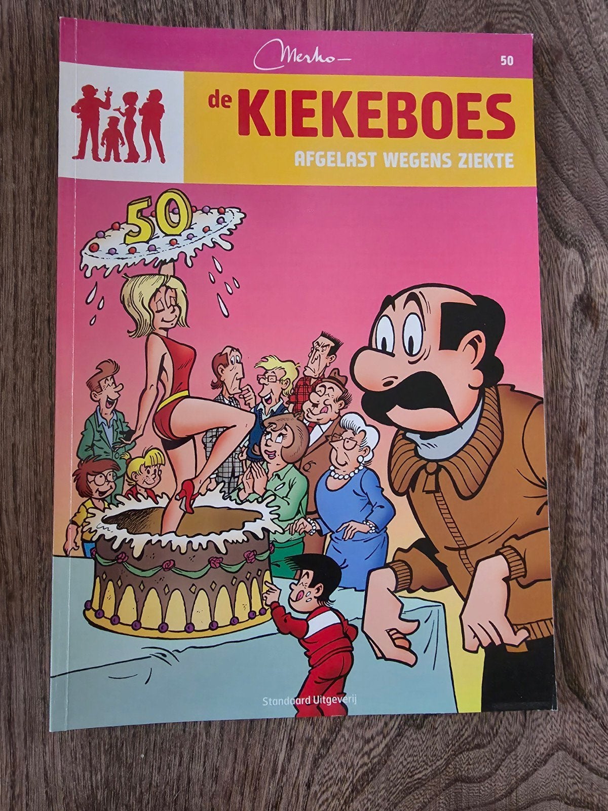 Kiekeboes 'Afgelast wegens ziekte', Boeken, Stripverhalen, Ophalen of Verzenden