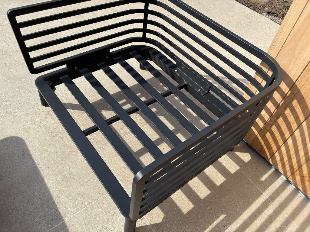 Loungezetel terras, Tuin en Terras, Tuinsets en Loungesets, Ophalen, 3 zitplaatsen, Loungeset, Stoel