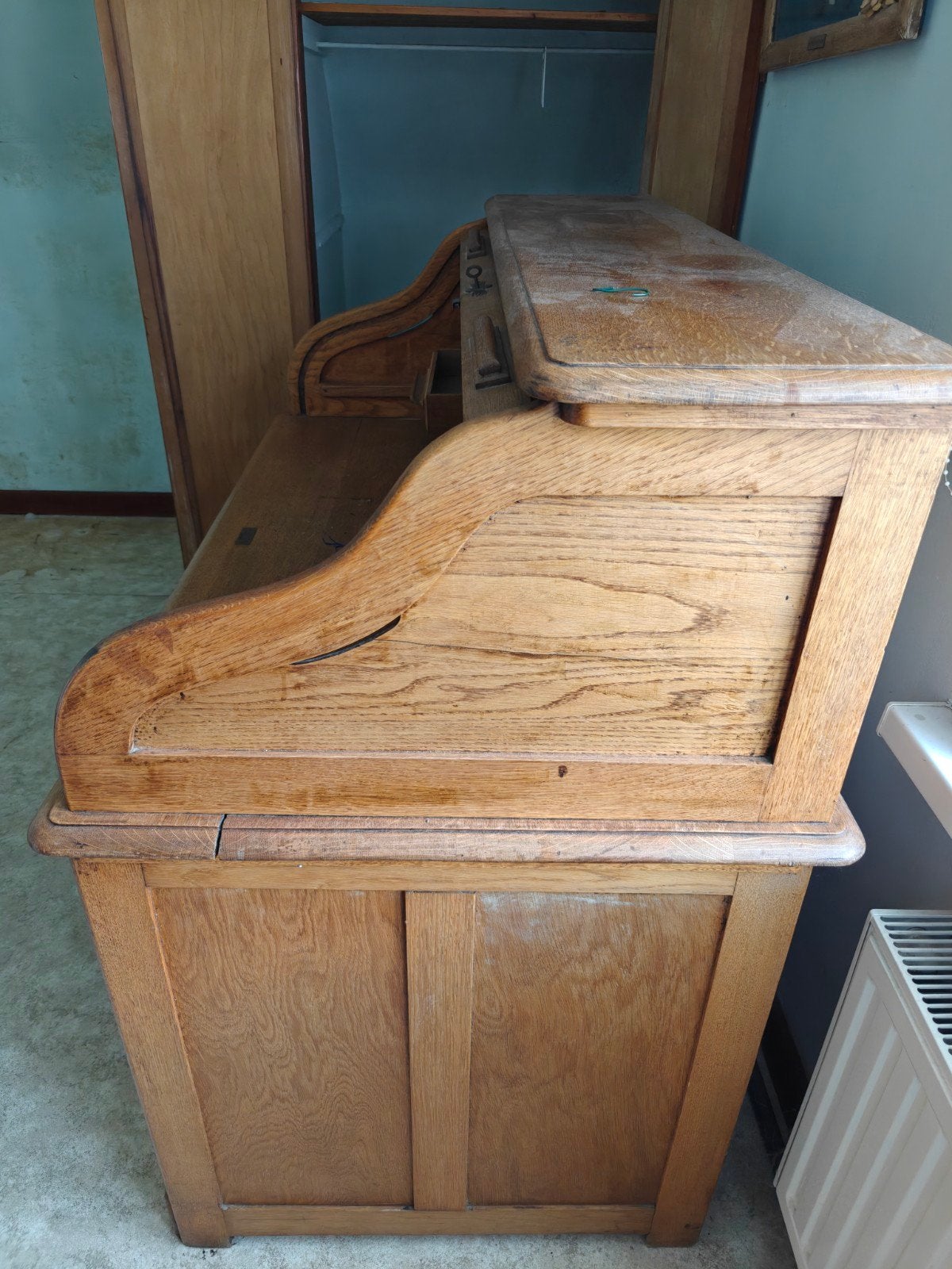 oude bureau met luik, Antiek en Kunst, Antiek | Meubels | Bedden, Ophalen