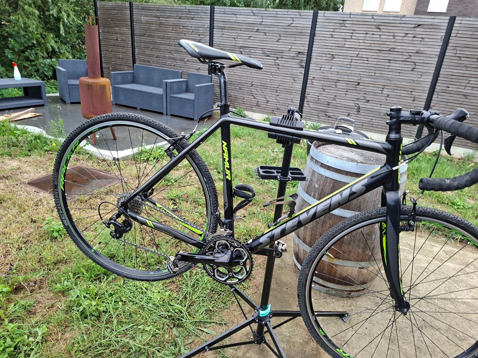 cross fiets stevens namur., Fietsen en Brommers, Ophalen, Velgrem, V-brakes, Aluminium