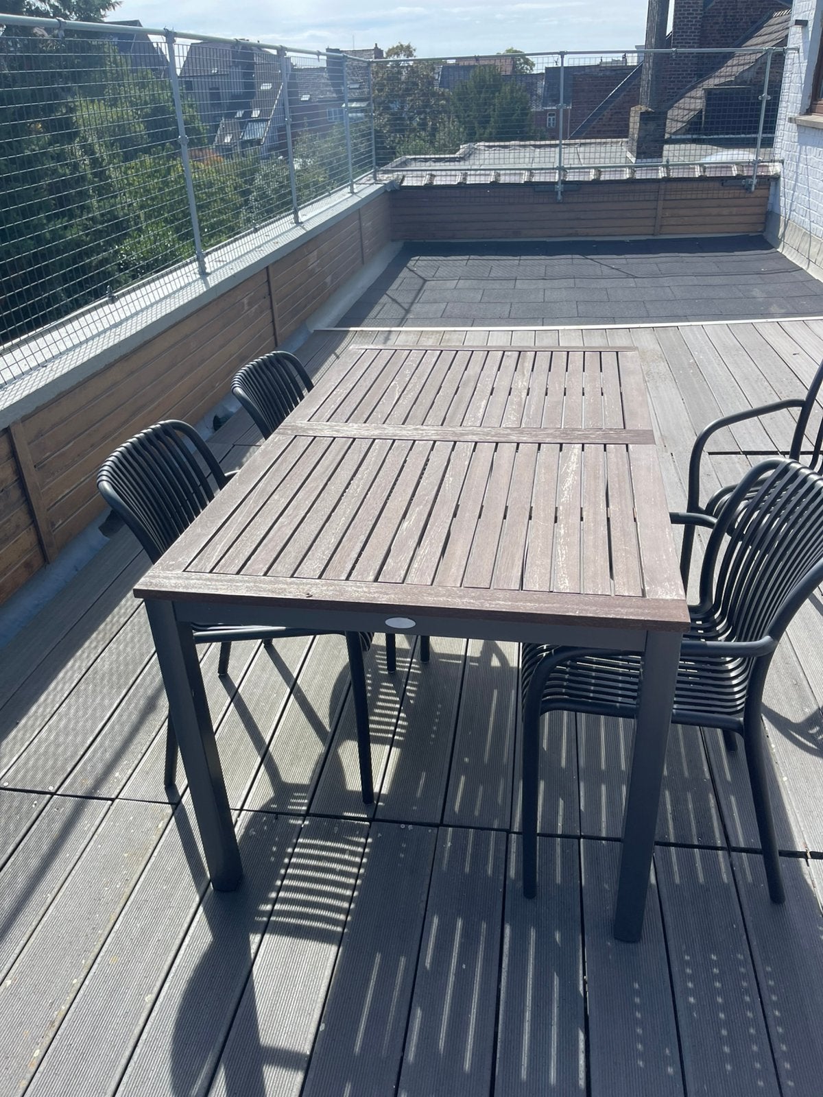 Table de jardin/terasse, Jardin & Terrasse, Ensembles de jardin, Enlèvement, Comme neuf