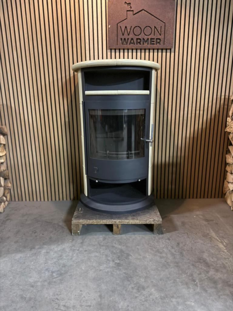 25231 Poêle en stéatite Drooff 8 kW, Enlèvement, Utilisé, Bois, Autoportant