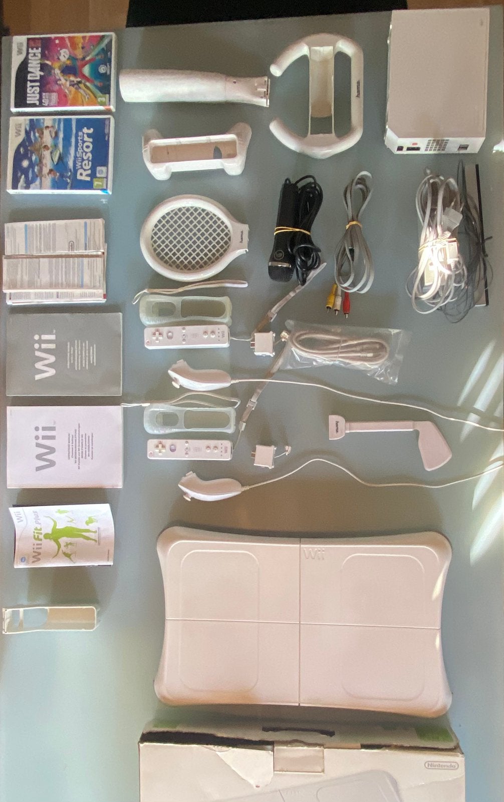 Nintendo wii met heel veel toebehoren, Ophalen, Zo goed als nieuw, Sport