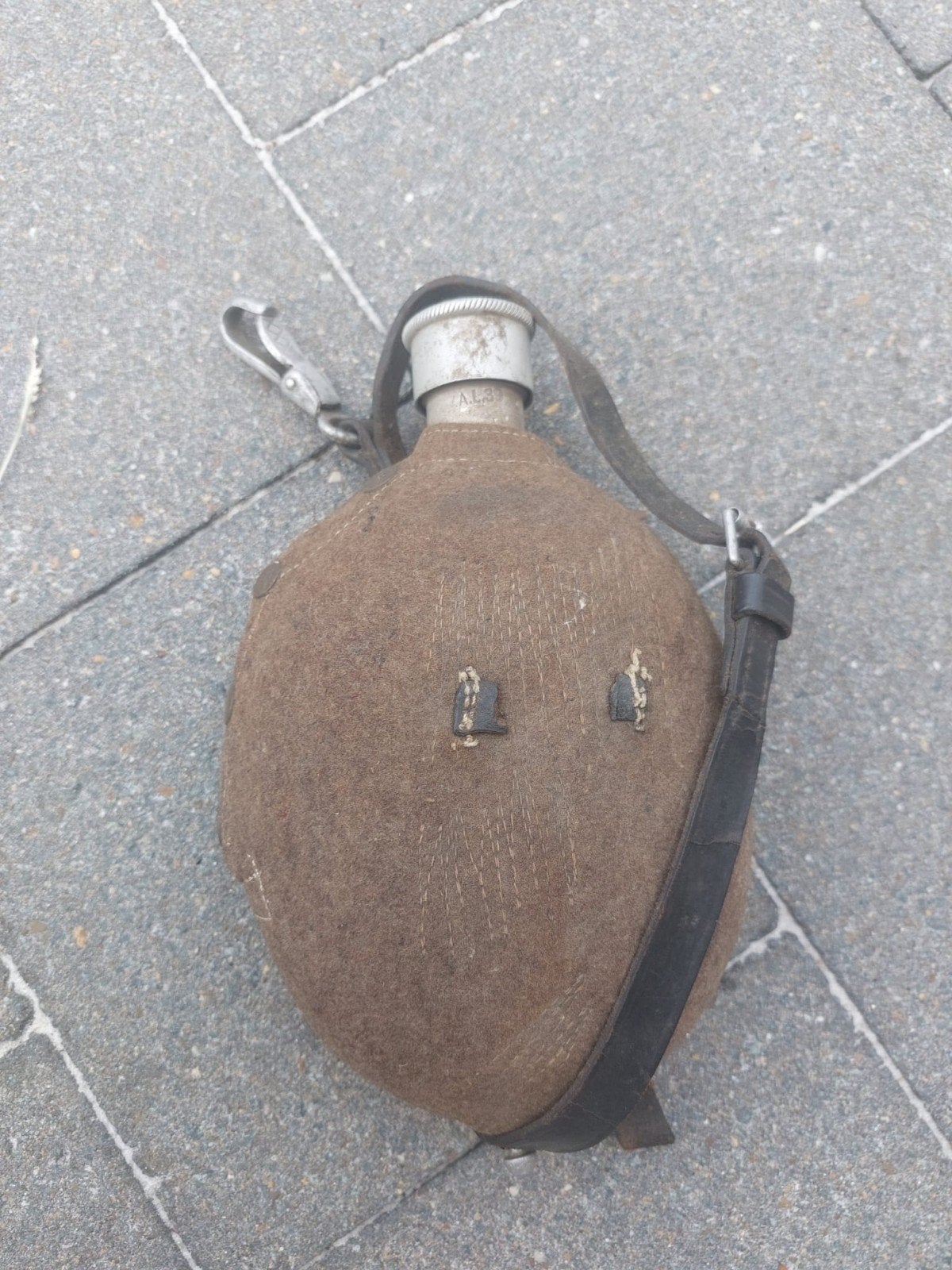 Duitse WO2 M31 veldfles, Verzamelen, Ophalen of Verzenden, Landmacht, Overige typen